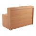 Jemini Reception Unit 1400x800x740mm Beech KF816265 KF816265