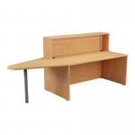 Jemini Reception Unit with Extension 1600x800x740mm Nova Oak KF816333 KF816333