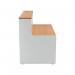 Jemini Reception Unit 1400x800x740mm Beech/White KF816340 KF816340