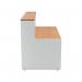 Jemini Reception Unit 1400x800x740mm BeechWhite KF816340 KF816340