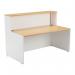 Jemini Reception Unit 1400x800x740mm Nova Oak/White KF816357 KF816357