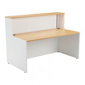 Jemini Reception Unit 1400x800x740mm Nova OakWhite KF816357 KF816357