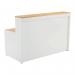 Jemini Reception Unit 1400x800x740mm Nova OakWhite KF816357 KF816357