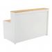 Jemini Reception Unit 1400x800x740mm Nova OakWhite KF816357 KF816357
