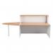 Jemini Reception Unit with Extension 1400x800x740mm BeechWhite KF816364 KF816364