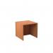 Jemini Reception Modular Straight Desk Unit 800x800x740mm Beech KF816463 KF816463