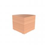 Jemini Reception Modular Corner Desk Unit 800x800x740mm Beech KF816486 KF816486