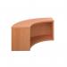 Jemini Reception Modular Corner Riser Units 800x800x400mm Beech KF816493 KF816493