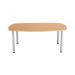 Jemini Boardroom Table 1800x1200x730mm Beech/Silver KF816500 KF816500