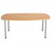 Jemini Boardroom Table 1800x1200x730mm Beech/Silver KF816500 KF816500