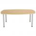 Jemini Boardroom Table 1800x1200x730mm Nova Oak/Silver KF816517 KF816517