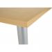 Jemini Rectangular Meeting Table 1600x800x730mm Nova Oak/Silver KF816647 KF816647