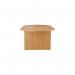 Jemini D-End Meeting Table 1800x1000x730mm Beech KF816684 KF816684