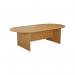 Jemini D-End Meeting Table 1800x1000x730mm Nova Oak KF816691 KF816691