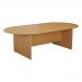 Jemini D-End Meeting Table 1800x1000x730mm Nova Oak KF816691 KF816691