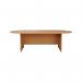 Jemini D-End Meeting Table 2400x1000x730mm Beech KF816708 KF816708