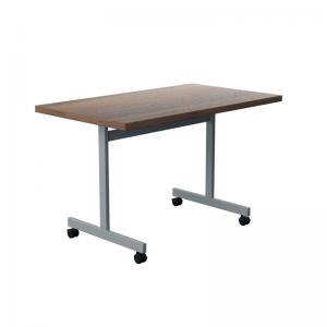 Click to view product details and reviews for Jemini Rectangular Tilting Table 1200x700x720mm Dark Walnutsilver.