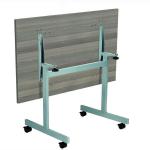 Jemini Rectangular Tilting Table 1200x700x720mm Grey Oak/Silver KF816746 KF816746