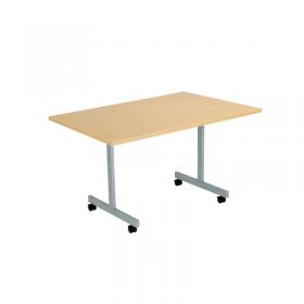 VOW Jemini Rectangular Tilting Table 1200x700x720mm Nova OakSilver KF816753 KF816753