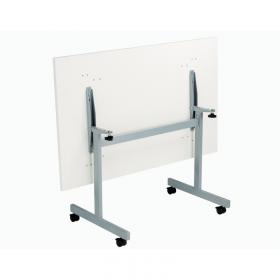 VOW Jemini Rectangular Tilting Table 1200x700x720mm WhiteSilver KF816760 KF816760