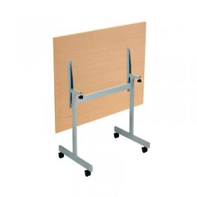 VOW Jemini Rectangular Tilting Table 1200x800x720mm BeechSilver KF816776 KF816776