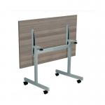 Jemini Rectangular Tilting Table 1200x800x720mm Grey Oak/Silver KF816790 KF816790