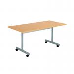 Jemini Rectangular Tilting Table 1600x700x720mm BeechSilver KF816821 KF816821