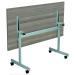 Jemini Rectangular Tilting Table 1600x700x720mm Grey Oak/Silver KF816845