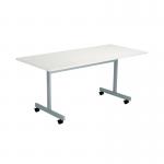 Jemini Rectangular Tilting Table 1600x700x720mm WhiteSilver KF816869 KF816869