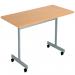 Jemini Rectangular Tilting Table 1600x800x720mm Beech/Silver KF816875 KF816875