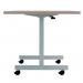 Jemini Rectangular Tilting Table 1600x800x720mm Grey OakSilver KF816899 KF816899