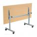 Jemini Rectangular Tilting Table 1600x800x720mm Nova Oak/Silver KF816906 KF816906