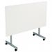 Jemini Rectangular Tilting Table 1600x800x720mm White/Silver KF816913 KF816913