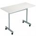 Jemini Rectangular Tilting Table 1600x800x720mm White/Silver KF816913 KF816913