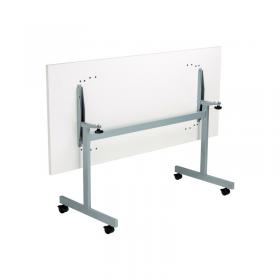 VOW Jemini Rectangular Tilting Table 1600x800x720mm WhiteSilver KF816913 KF816913