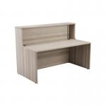 Jemini Reception Unit 1400x800x740mm Grey Oak KF818207 KF818207