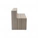 Jemini Reception Unit 1400x800x740mm Grey Oak KF818207 KF818207