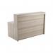 Jemini Reception Unit 1400x800x740mm Grey Oak KF818207 KF818207