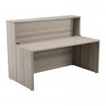 Jemini Reception Unit 1600x800x740mm Grey Oak KF818299 KF818299