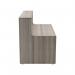 Jemini Reception Unit 1600x800x740mm Grey Oak KF818299 KF818299