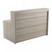 Jemini Reception Unit 1600x800x740mm Grey Oak KF818299 KF818299