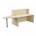 Jemini Reception Unit with Extension 1600x800x740mm Maple KF818351 KF818351