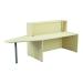 Jemini Reception Unit with Extension 2600x890x1165mm Maple KF818351