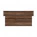 Jemini Reception Unit 1400x800x740mm Dark Walnut/White KF818368 KF818368