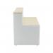 Jemini Reception Unit 1400x800x740mm Maple/White KF818381 KF818381