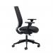 Cappela Nuevo Mesh Chair with Seat Slide and Height Adjustable Arms Black KF81906 KF81906