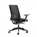 Cappela Nuevo Mesh Chair with Seat Slide and Height Adjustable Arms Black KF81906 KF81906