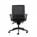 Cappela Nuevo Mesh Chair with Seat Slide and Height Adjustable Arms Black KF81906 KF81906