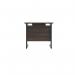 Jemini Rectangular Double Upright Cantilever Desk 800x600x730mm Dark Walnut/Black KF819493 KF819493