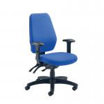 Avior Centro Call Centre Chair with 2D Adjustable Arms Fabric Royal Blue KF81974 KF81974